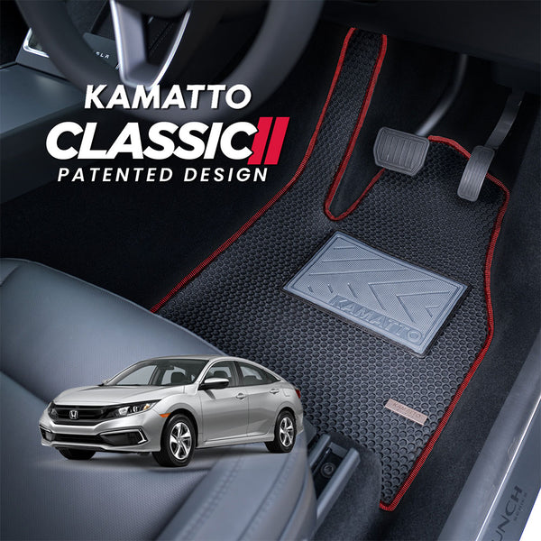 Kamatto Classic Honda Civic FC (2016-2021) Car Floor Mat and Carpet