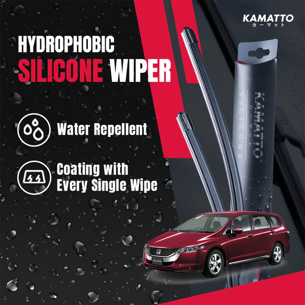 Kamatto Wiper Honda Odyssey RB3 (2009-2013) Hydrophobic Silicone Water Repelling Coating