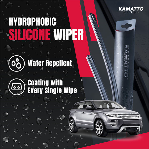 Kamatto Wiper Land Rover Range Rover Evoque (2011-2018) Hydrophobic Silicone Water Repelling Coating