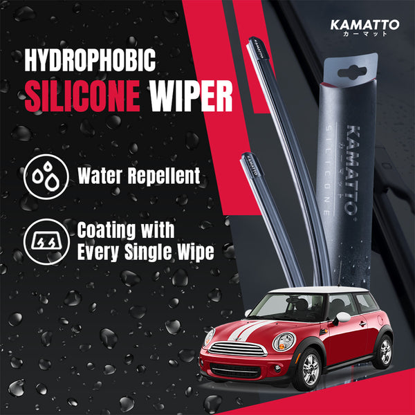 Kamatto Wiper Mini Cooper R56 (2006-2013) Hydrophobic Silicone Water Repelling Coating