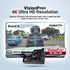 [FREE WIRE KIT] Kamatto Dashcam K90 Dual Channel 4K 2160P Ultra HD WiFi App Parking Mode Screen GPS