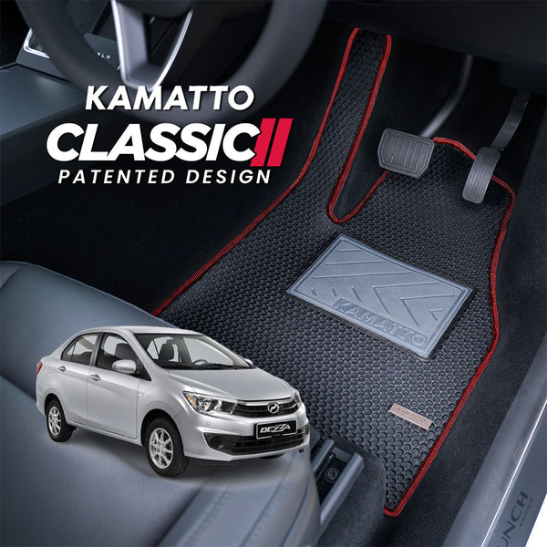 Kamatto Classic Perodua Bezza (2016-Present) Car Floor Mat and Carpet