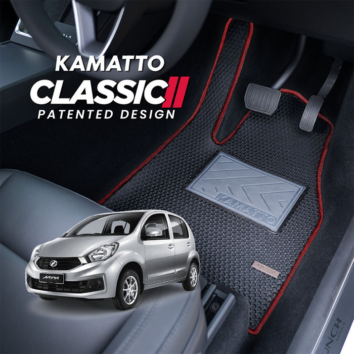 Kamatto Classic Perodua Myvi (2011-2017) Lagi Best Car Floor Mat and Carpet