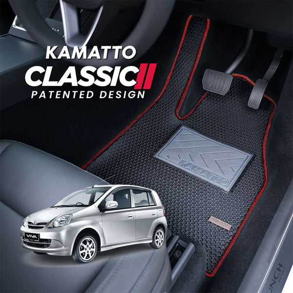 Kamatto Classic Perodua Viva (2007-2014) Elite 660 850 Car Floor Mat and Carpet