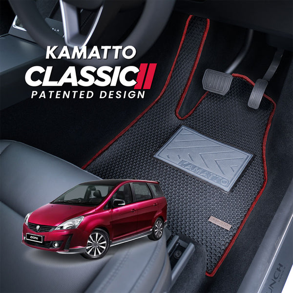 Kamatto Classic Proton Exora (2009-Present) Bold CFE Car Floor Mat and Carpet