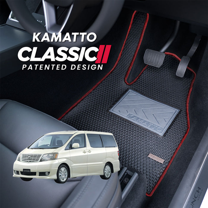 Kamatto Classic Toyota Alphard AH10 (2002-2008) Car Floor Mat and Carpet