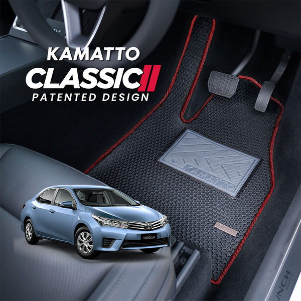 Kamatto Classic Toyota Corolla Altis E170 (2014-2018) Car Floor Mat and Carpet